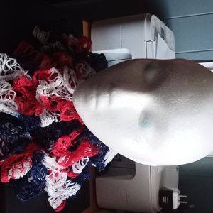 Hand made knitted scarve